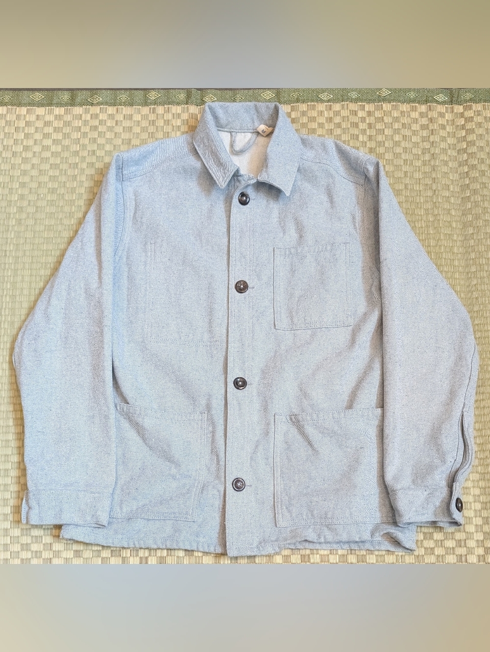Industry of All Nations IOAN Denim Project Work Jacket Light Indigo Size Medium